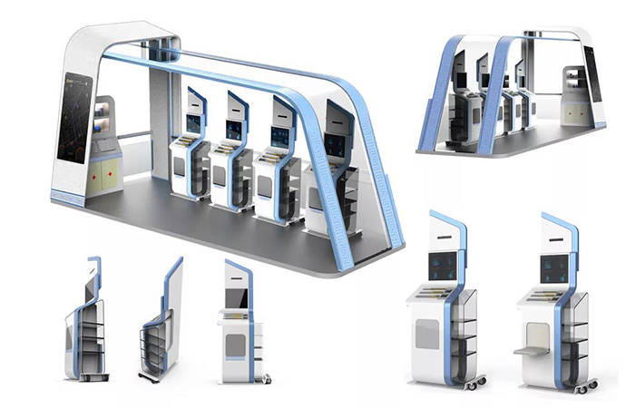 上海机器人产品设计公司 商用与工业服务机器人的设计案例与平面视觉呈现